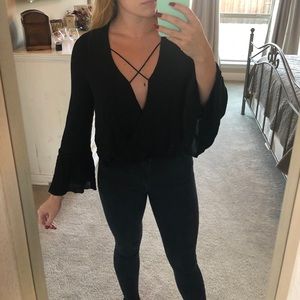 Abbeline Black LS Top